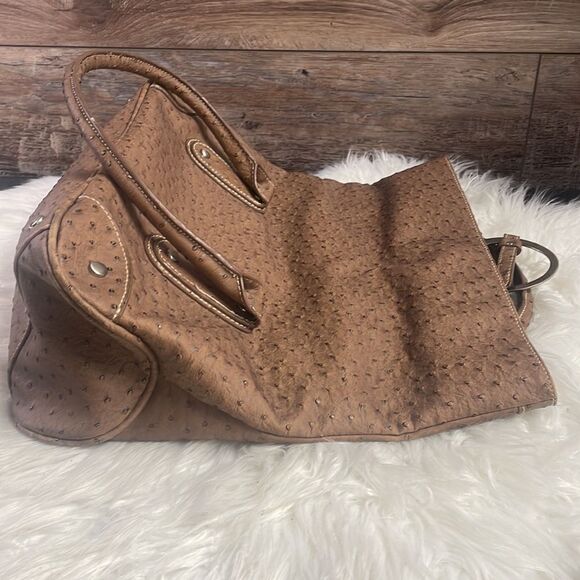 No Brand Large Satchel Purse, Chocolate Brown - Picture 8 of 13